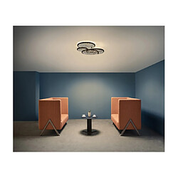 Inspired Collage 2 Ring Ceiling, 30W LED, 3000K, 2250lm, Noir, 3 ans de garantie pas cher