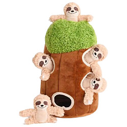 6 pièces Cache-cache en peluche Jouet pour chien Activité de cache-cache pour chien