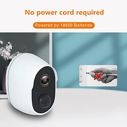 Universal Wifi Caméra IP Surveillance sans fil Sécurité imperméable Batterie HD Surveillance bébé pour animaux de compagnie Vision nocturne Extérieur Maison Jardin | Caméras de surveillance