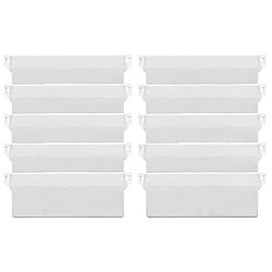 Poids de la bande 127 mm Doloret pour les stores verticaux - 10 pcs - blanc