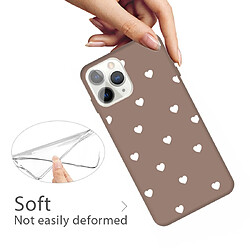 Avis Wewoo Coque Pour iPhone 11 Pro Multiple Love-hearts Pattern Colorful Frosted TPU Phone Protective Case Khaki