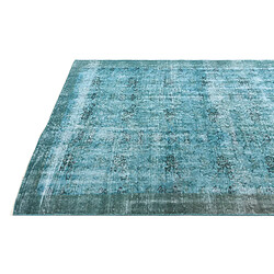 Acheter Vidal Tapis de laine 241x140 Bleu Ultra Vintage