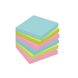 Notes couleurs Miami Super Sticky Post-it 46,7 x 46,7 mm - Bloc de 90 feuilles - Lot de 12