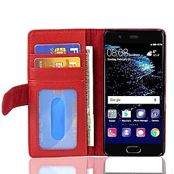 Cadorabo Coque Huawei P10 PLUS Etui en Rouge