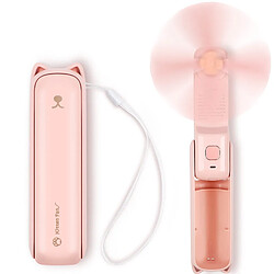 Acheter Ventilateur Portatif Rechargeable USB (Rose)