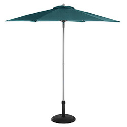 Hesperide Parasol droit rond Anzio - Diam. 230 cm - Bleu canard