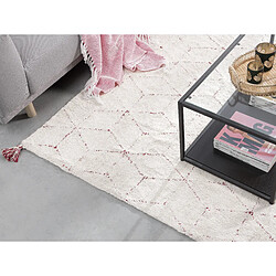 Avis Beliani Tapis blanc 140 x 200 cm SAKARYA