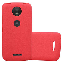 Cadorabo Coque Motorola MOTO C PLUS Etui en Rouge