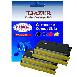 4 Toners Laser compatibles pour Brother MFC8220, MFC8300 (TN6600) - 6 000 pages - T3AZUR