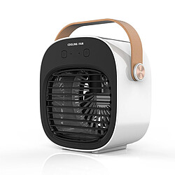 Avis (Blanc, 4000mAh) Mini Ventilateur De Refroidissement à 3 Vitesses Humidification Par Pulvérisation Ventilateur De Table d'été Rechargeable Portable Pour Les Voyages En Plein Air