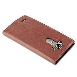 Cadorabo Coque LG G4 / G4 PLUS Etui en Brun pas cher