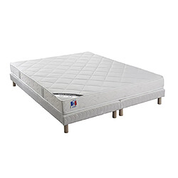 Mes Ensemble Matelas latex ep15cm 160x200cm + Sommier