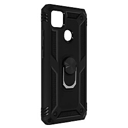 Avizar Coque Xiaomi Redmi 10A et 9C Hybride Bague de maintien Support Vidéo noir