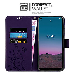 Cadorabo Coque Nokia 5,4 Etui en Mauve