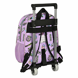 Cartable à roulettes Monster High Best boos Lila 28 x 34 x 10 cm