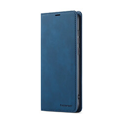 Etui en PU auto-absorbé bleu pour votre Samsung Galaxy A11