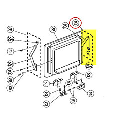 Samsung BRAS ARTICULE GAUCHE PORTE BAR