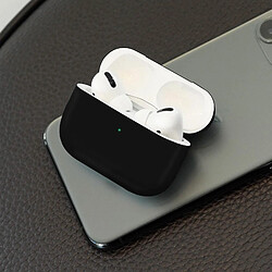 Avis Avizar Étui Intégral AirPods Pro Silicone Soft-touch Effet Mat Compatible Qi noir