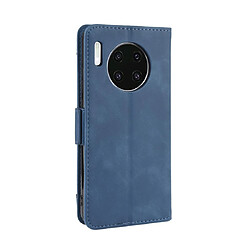 Acheter Wewoo Housse Coque Étui en cuir à Motif peau de veau de style portefeuille pour Huawei Mate 30avec fente carte séparée bleu