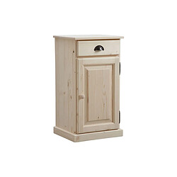 Aubry Gaspard Confiturier en bois brut 1 tiroir 1 porte