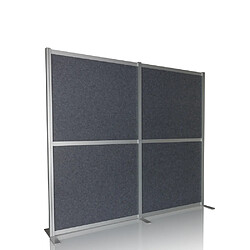 Cloison acoustique / cloison amovible FLEXMIUT MODUL 160x176 plastique gris hjh OFFICE