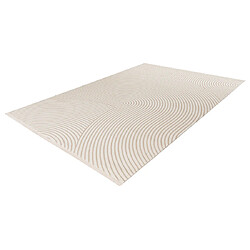 Acheter Lisa Design Telio - tapis rectangulaire motif abstrait - beige