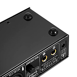 Avis Préamplificateur de microphone HiFi 2Channel Préampli audio Ampli basse guitare