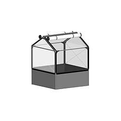 Grow Camp Carré potager premium avec serre Basic air Longueur 120 cm.