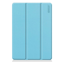 Etui en PU avec support tri-pliure couleur bleu clair pour votre Apple iPad 10.2 (2019)