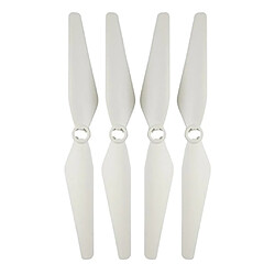 4 pales hélice hélice prop lame pour syma x8sw x8sc x8sg x8 pro blanc