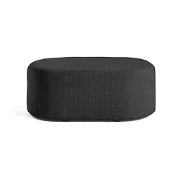 Bestmobilier Miro - pouf en velours texturé pas cher