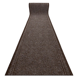 RUGSX PAILLASSON TAPIS DE COULOIR ANTIDÉRAPANT MALAGA marron 7058 100 cm 100x140 cm