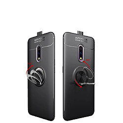 Avis Wewoo Coque Souple Titulaire d'anneau en métal 360 degrés rotation TPU pour OPPO Realme X / K3 noir + bleu