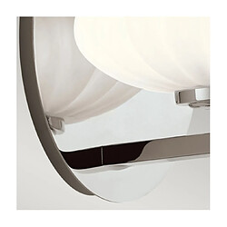 Acheter Elstead Lighting Applique murale Salle de bains Kichler Acier,verre opale gravé satiné Chrome poli