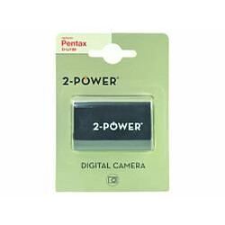 Les Allusifs 2-Power DBI9958A Batterie pour Pentax D-LI109 Noir