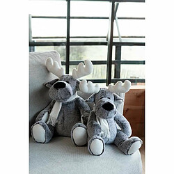 Paris Prix Peluche Enfant Elan 35cm Gris & Blanc