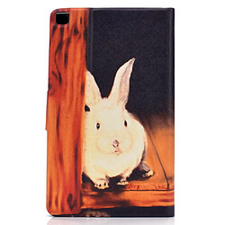 Etui en PU Conception d'impression de motifs lapin pour votre Samsung Galaxy Tab A7 Lite 8.7 pouces T220/T225