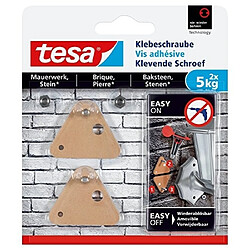 TESA 77904-00-00 LOT DE 2 VIS ADHÉSIVES TRIANGLE POUR BRIQUE 5 KG 7790