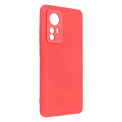 Avizar Coque Xiaomi 12 et 12X Semi-rigide Soft-touch Fine fuschia