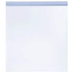 vidaXL Film de fenêtre statique dépoli gris transparent 45x1000 cm PVC