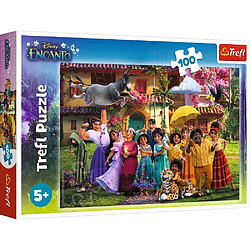 Trefl - Encanto, La magie attend à Encanto - Casse-tête 100 éléments - Casse-tête coloré avec les héros du conte de fées Notre Encanto magique, pour les enfants à partir de 5 ans.