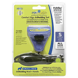 Brosse deShedding FURflex Comfort Edge pour Chien de Petite Race - Furminator - S