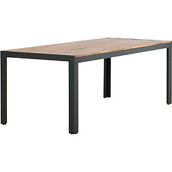 Avis Venture Home Table de jardin en aluminium et acacia 205 x 90 cm Bois.