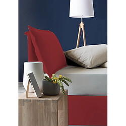 Autrement Talamo Italia Veronica lit simple avec conteneur, Made in Italy, en tissu amovible, 80x190 cm, avec ouverture frontale, Rouge, avec matelas inclus. pas cher