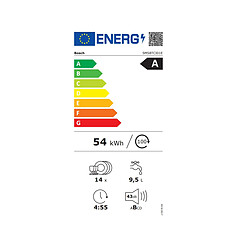 Lave-vaisselle 60cm 14 couverts 43db inox - SMS8TCI01E - BOSCH