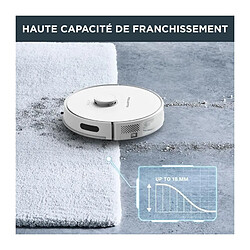 Acheter ROWENTA RR8567WH Aspirateur robot laveur, Aspire et lave, Navigation laser ultraprécise, Réglages personnalisés, X-Plorer, Bl