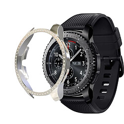 Bumper en TPU cadre décor strass argent pour votre Samsung Galaxy Watch 46mm