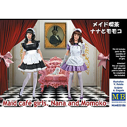 Master Box Figurines : Maid café girls. Nana and Momoko