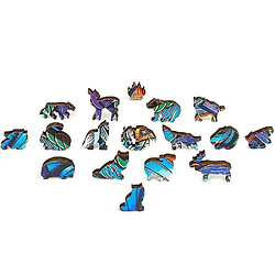 Avis Universal Loup forme bois puzzle adulte enfant puzzle famille jouets cadeaux jeux