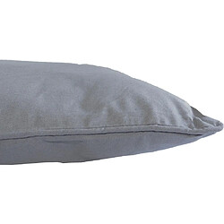 Jardindeco Coussin carré pour dossier de canapé 60 cm gris clair.